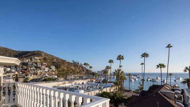View from Clark Gable Suite Balcony | Catalina Island Glenmore Plaza Hotel | Catalina Island Glenmore Plaza Hotel View from Clark Gable Suite Balcony